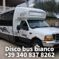 LIMOBUS DISCO BUS DA 8 A 40 POSTI PER COMPLEANNI E TUTTI GLI EVENTI, Promo da 300 euro TUTTO incluso